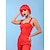 tanie Peruki syntetyczne modne-12 cali czerwona peruka czerwone peruki dla kobiet czerwony bob peruka czerwona peruka z grzywką krótkie czerwona peruka kostium na imprezę cosplay peruka peruki dla kobiet (tylko peruki)