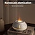 abordables Humidificadores y deshumidificadores-Humidificador de aire creativo de escritorio con difusor de llama de simulación colorida