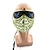 ieftine Novelty-noua masca verde luminoasa cu LED-uri masca de groaza cu lumina neon decor petrecere de halloween masti stralucitoare accesorii pentru costume de festival