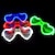 Недорогие Оригинальные гаджеты-5/шт светящиеся светодиодные очки оптом 5 цветов светящиеся очки светятся в темноте праздничные атрибуты неоновые вечерние сувениры для детей и взрослых