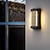 olcso kültéri fali lámpák-kristály lámpa kültéri ip65 átlátszó buborékos üveg ernyővel verandához és garázshoz led 6w meleg fehér homokfekete kivitel 110-240v
