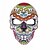 economico Maschera di Halloween &amp; Accessori-day of the dead maschera teschio di zucchero maschera a pieno facciale messicano masquerade mask fancy dress costume di halloween accessorio per le donne uomini halloween scheletro decorazione