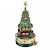cheap Building Toys-Colorful Festival Tree Building Block Rotating Music Box Compatible with Festival Building Block Gift Decoration Toys