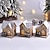 voordelige Kerstcadeauverlichting-Kerst Houten Dorp met LED Lichten Boerderij Kerst Bureau Decoratie Luminous Huis voor Kerst Winter Feestelijke Huis Kersttafel Decoraties Verzamelschenkingen