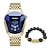 cheap Quartz Watches-Luxury Men&#039;s Quartz Watch Hoursly Trend Cool Men&#039;s Wrist Watch Stainless Steel Technology Fashion Quartz Wrist Watch For Men Relogio Masculino