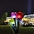voordelige Pathway Lights &amp; Lanterns-tuin tulp bloemvorm led zonne-energie waterdichte buis gazonverlichting decoratie voor tuin buiten feestartikelen