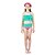 abordables Disfraces de niñas-Sirena Ariel colas de sirena Bañadores Bikini Trajes de baño Vacaciones for Chica Niños Mascarada