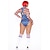 billige Klassisk horror-Dame Chucky Cosplay kostume Bodysuits Til Halloween Karneval Mardi Gras Sexet kostume Voksne Trikot / Heldragtskostumer Top