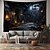 cheap Trippy Tapestries-Halloween Horror House Hanging Tapestry Wall Art Large Tapestry Mural Decor Photograph Backdrop Blanket Curtain Home Bedroom Living Room Decoration