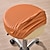 cheap Dining Chair Cover-Waterproof Round Bar Stool Covers Stretch Dining Chair Seat Slipcover Cushion Slipcover Elastic Soft and Washable for Wedding Party Wedding