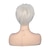 abordables Perruques Synthétiques Sans Bonnet-perruques courtes blanc crème pour les femmes perruque de lutin cosplay partie naturelle synthétique