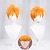 baratos Peruca para Fantasia-Anime lixívia cosplay kurosaki ichigo peruca cosplay curto laranja perucas de festa cosplay