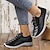 cheap Women&#039;s Sneakers-Women&#039;s Sneakers Comfort Shoes Outdoor Daily Solid Color Summer Winter Flat Heel Round Toe Sporty Comfort Running Hiking Walking Satin Loafer Black Red