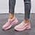 ieftine Adidași de Damă-Pentru femei Adidași Slip-On-uri Roz Mărime Plus Size Pantofi Augmentare Înălțime Zilnic Culoare solidă Vară Fermoar Toc Drept Vârf rotund Casual Confortabili PU Loafer Negru Alb Roz Îmbujorat