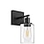 billige Toiletbelysning-badeværelseslampe, matsort guldfinish væglampe, moderne væglampe med bobleglasskærm, vintage væglampe, til spejl, stue, soveværelse, entre, e26 base 110-240v