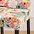 billiga Matstolsöverdrag-blommor matstolsöverdrag bondgård stretchstol säte underöverdrag spandex tvättbart överdrag köksskydd för matsal bröllopsceremoni hållbart