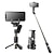 levne Selfie tyče-stolní gimbal selfie tyč stativový stabilizátor se světelným dálkovým ovládáním skládací pro smartphone iphone 13 xiaomi pro video q18