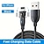 cheap Cell Phone Cables-180  Elbow Data Cable Rotating Charging Cable QC3.0 Fast Charging Protocol 3A5A Current Suitable For Type-C Android Phones