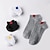 Χαμηλού Κόστους ανδρικές κάλτσες-Ανδρικά 5 Ζεύγη Καλτσάκια Κάλτσες που Δεν Φαίνονται Μαύρο Λευκό Χρώμα Σκέτο Causal Καθημερινά Βασικό Λεπ΄το Καλοκαίρι Άνοιξη Φθινόπωρο Απίθανο Αναπνέει