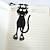 preiswerte Gepäck- und Reiseaufbewahrung-Katze niedliche Lesezeichen Lesegeschenke, Cartoon kreatives Lesezeichen wiederverwendbares personalisiertes Lesezeichen multifunktionale hohle Kätzchen-Lesezeichen, leicht zu tragen für Katzenliebhaber zu Hause, im Büro, in der Schule