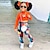 ieftine Seturi-2 Piese Copii Fete Plisat Costum de pantaloni A stabilit Manșon Lung Activ În aer liber 3-7 ani Toamnă Portocaliu