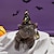 baratos Roupa para Cães-fantasias de gato halloween bruxa de halloween capa cachorro cachorro gato capa de animal de estimação conjunto vestido de férias roupas de transformação
