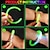 cheap Novelties-10/ Pcs LED Light Up Bracelets Neon Glowing Bangle Luminous Wristbands Glow in The Dark Party Supplies for Kids Adults