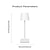 levne Stolní lampy-Dotkněte se stmívače Moderní USB 1ks