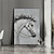 cheap Animal Paintings-Mintura Handmade Horse Oil Painting On Canvas Wall Art Decoration Modern Abstract Animals Picture For Home Decor Rolled Frameless Unstretched Painting