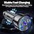 cheap Car Charger-Set Of Five-In-One Dual-Line Car Charger 75w Fast Charge One For Five 3usb+2pd Car Mobile Phone Charger
