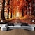 cheap Landscape Tapestry-Fall Forest Hanging Tapestry Wall Art Large Tapestry Mural Decor Photograph Backdrop Blanket Curtain Home Bedroom Living Room Decoration