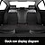 abordables Housses de siège de voiture-Housses de siège de voiture universelles sièges de sport de voiture housses de voiture en cuir tapis de siège de voiture chauds
