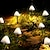 baratos Luzes e lanternas de caminho-luz solar à prova d &#039;água ao ar livre LED cogumelo luzes de corda 6m 30leds decoração de jardim 6m 30leds lâmpada de fada caminho de jardim decoração de férias ao ar livre solar pátio luz de paisagem