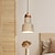 cheap Pendant Lights-LED Pendant Light, 3000K Modern Farmhouse Cord Adjustable Pendant Lamps Kitchen Island Lighting for Dining Room Bedroom Hallway Over Sink(Bulb Included)