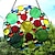 baratos Estátuas-pingente de artesanato colorido manchado pingente de decoração de paisagem de jardim ao ar livre criativo