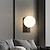 billige LED-væglys-lightinthebox led væglampe dæmpbart globle design kobber 26cm moderne led baggrunds væglampe stue soveværelse sengekant aluminium indendørs væglampe lyslampe 1 stk 110-240v
