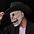 cheap Halloween Mask &amp; Props-Halloween Scary Skull Mask - Realistic Half Face Skull Mask with Movable Jaw, Breathable Mesh, Adjustable Straps - Perfect for Cosplay, Halloween, Masquerade Parties
