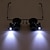 preiswerte Handwerkzeuge-20x LED-Lupengläser, Doppelaugen-Schmuckuhr-Reparaturwerkzeuge, Lampenlupen, Brillenlupenlicht
