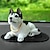 voordelige Autohangers &amp; Ornamenten-knikkende schuddende hond hars simulatie puppy thuis auto-interieur ornament decor cadeau