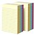 preiswerte Mal-, Zeichen- und Künstlerbedarf-200 Blatt/Packung selbstklebende Haftnotizen mit horizontaler Linie, einfacher Notizblock, blau, rosa, gelb, Kawaii-Design, Aufkleber, Memo-Papierblock
