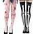 economico Indossabili e travestimenti-calzini di sangue di halloween carnevale di pasqua calzini scheletro di zombie bloody mary infermiera calzini di sangue calzini scheletro calzini scheletro calzini di lunghezza del ginocchio costume