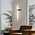 billige Vegglys-lang vegglampe 23&quot;/35&quot; moderne led bakgrunnsvegglampe stue soverom nattbord, metall innendørs vegglampe lyslampe ac220v ac110v