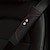 levne Potahy na autosedačky-nádherný diamantový růžový pu kožený kryt bezpečnostního pásu na ramenní vycpávky do auta - perfektní doplněk do auta pro ženy!