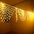 זול חוט נורות לד-טווס led נטו אור חיצוני רשת אור 3m 424led 3 יחידות חלון וילון מחרוזת אור עבור רקע קיר חג המולד פיות חג אור אירו ארה&quot;ב או בריטניה תקע