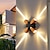 baratos luzes de parede ao ar livre-luzes de parede led design geométrico ip65 à prova dwaterproof água luzes de parede ao ar livre estilo minimalista moderno alumínio sala de estar quarto corredor luz de parede 110-240v
