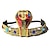 abordables Accessoires-costume égyptien reina serpent bandeau accessoires casque égyptien pliable femmes or egypte méduse bijoux pour halloween mardi gras