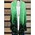 billige Bluser og trøjer til kvinder-Dame Skjorte Trækker på skuldrene 2 dele outfits Farvegradient Trykt mønster Afslappet Basale Langærmet V-hals Sølv Forår &amp; Vinter