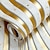 abordables Papel tapiz geométrico y rayas-Fondos de pantalla frescos Papel tapiz texturizado mural de pared Raya vertical 3d no autoadhesivo para decoración del hogar papel tapiz impermeable 950x53cm/374&quot;x20.87&quot; gris dorado amarillo