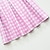 cheap Dresses-Girls&#039; Pink Dress Plaid Sleeveless Outdoor Casual Backless Vacation Fashion Daily Cotton Mini Casual Dress Skater Dress A Line Dress Summer Spring 2-12 Years 81586+ Bracelet Necklace Earrings