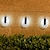 olcso Kültéri falilámpák-napelemes kültéri kerti lámpa vízálló fali lámpa kétféle világítási mód villa fali kerítés veranda udvari táj dekoráció 1/2db